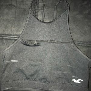 Black Hollister sports bra